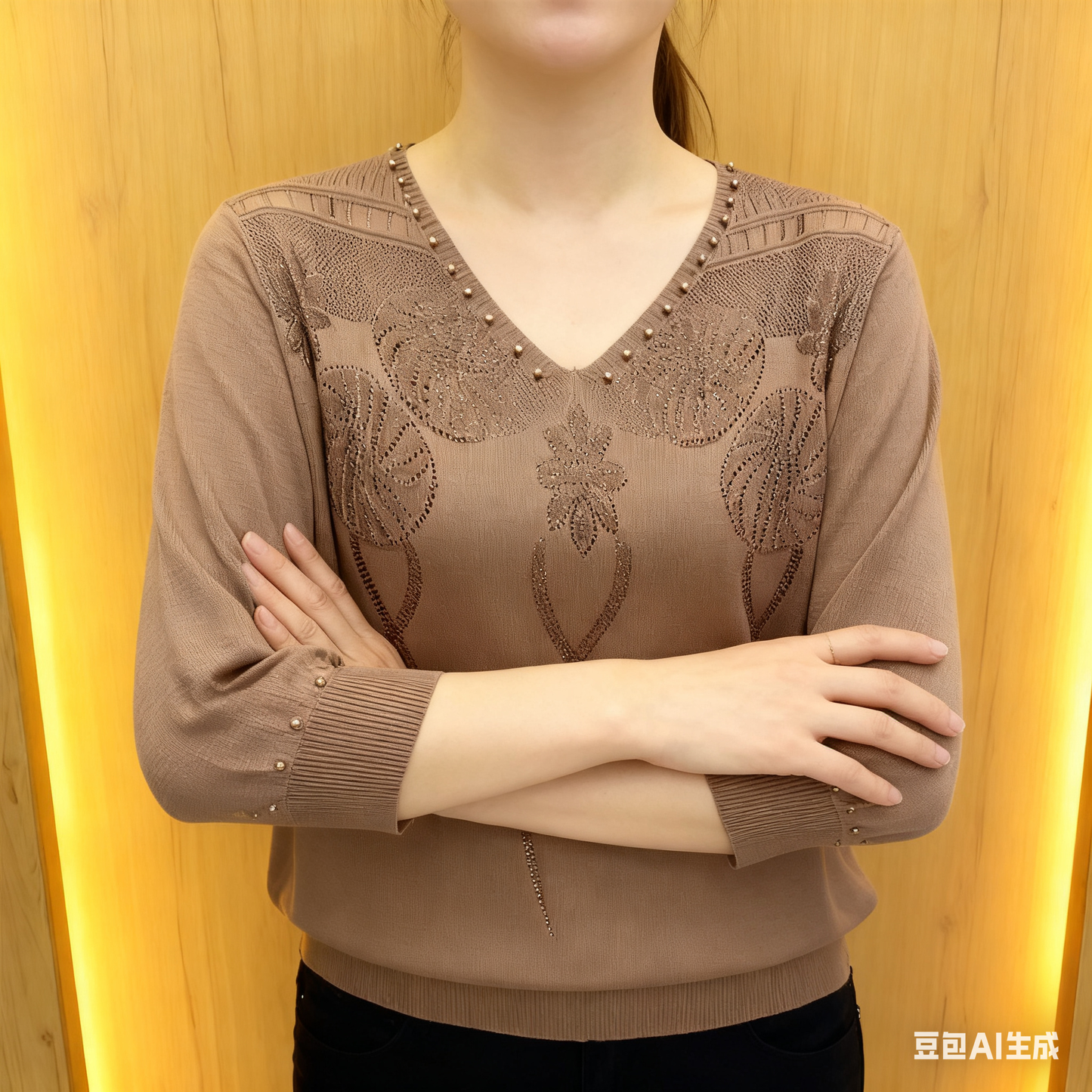【M-5XL】2025 nowy, zimowy sweter z lodowego jedwabiu